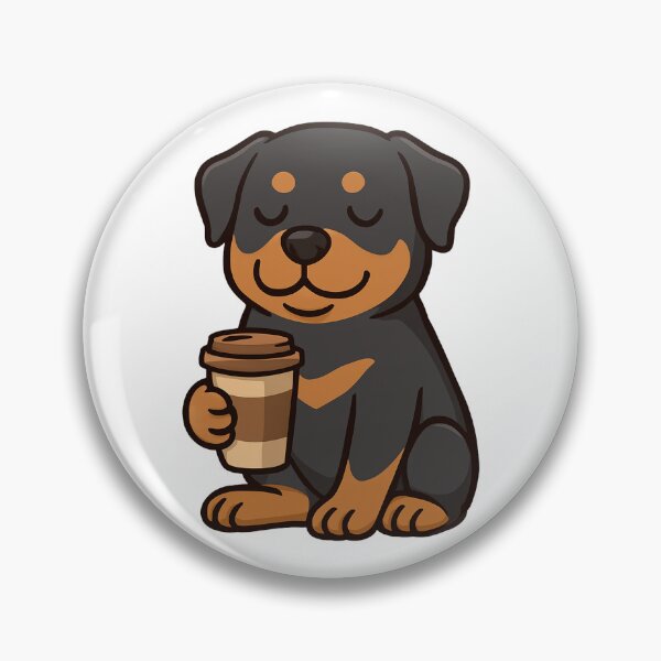 Item preview, Rottweiler With Coffee designed and sold by k3rstman1.