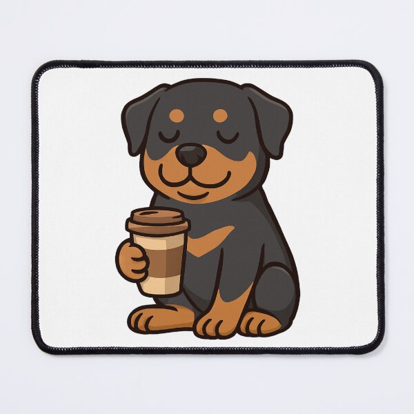 Item preview, Rottweiler With Coffee designed and sold by k3rstman1.