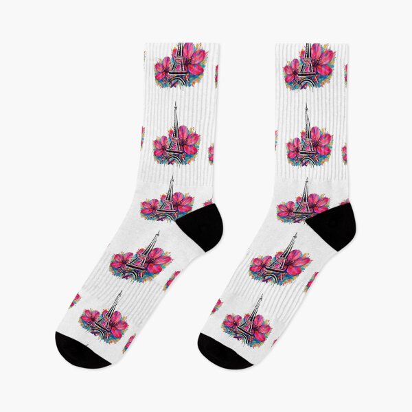 Item preview, Parisian souvenir Eiffel tower paris cherry blossom designed and sold by Colorfulman.