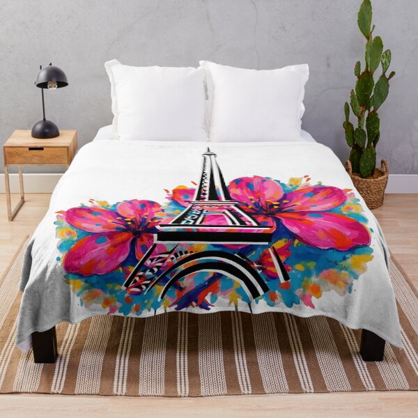 Item preview, Parisian souvenir Eiffel tower paris cherry blossom designed and sold by Colorfulman.
