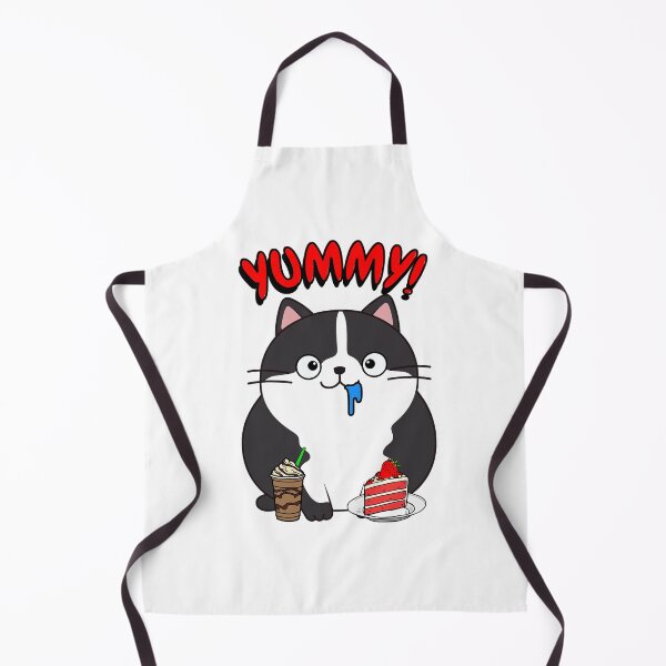 Item preview, Funny Fat cat is enjoying coffee and cake designed and sold by Pet Station.