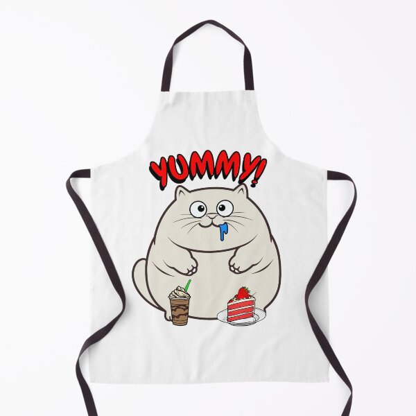 Item preview, Funny Fat cat is enjoying coffee and cake designed and sold by Pet Station.