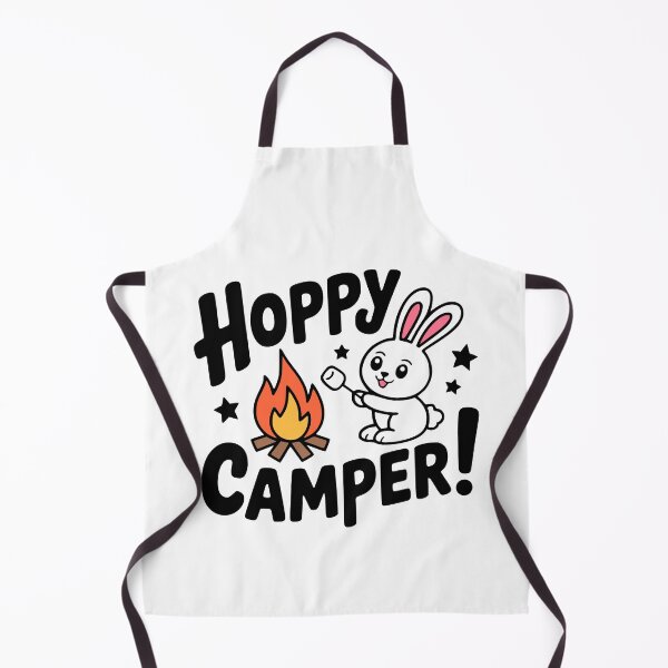 Item preview, Hoppy Camper! Cute Rabbit Camping Pun designed and sold by PMCreative.
