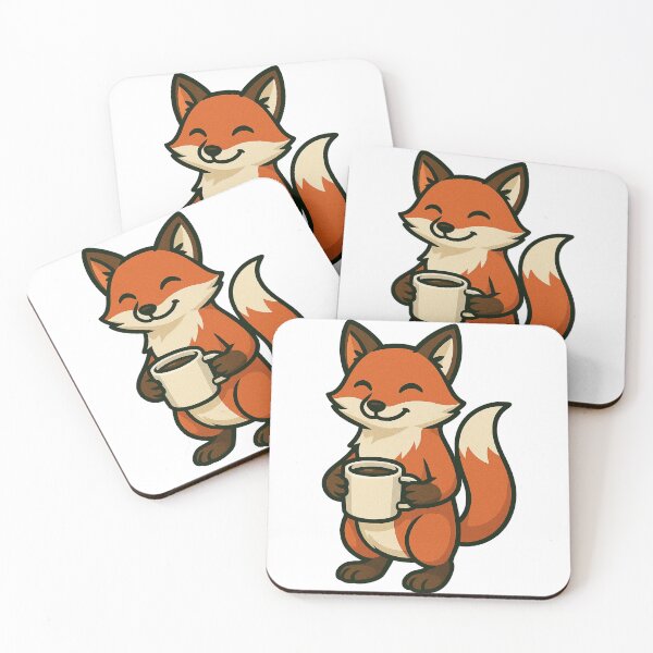 Item preview, Fox With Coffee designed and sold by k3rstman1.