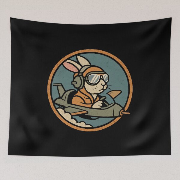 Item preview, Sky Tactical Bunny – Fluffy Pilot designed and sold by Fragy72.
