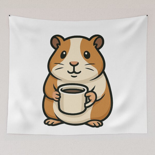 Item preview, Hamster With Coffee designed and sold by k3rstman1.