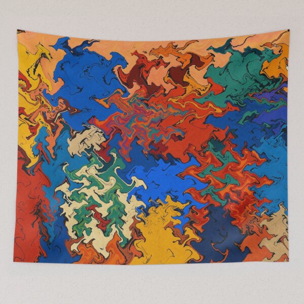 Item preview, Colorful abstract artwork designed and sold by Sigtrix.