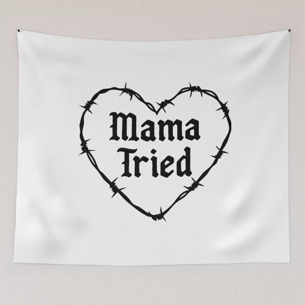 Item preview, Mama Tried Barbwire Heart designed and sold by StudioLucic.