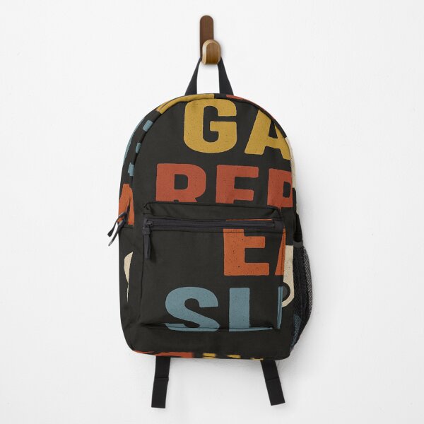 Item preview, “Eat Sleep Game Repeat – Classic Gamer Loop Quote” designed and sold by GeekGliter.