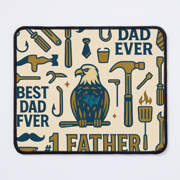 Item preview, Dad Tools & Hobbies Seamless Pattern – Father’s Day Vector Design Collection designed and sold by LessSugar.