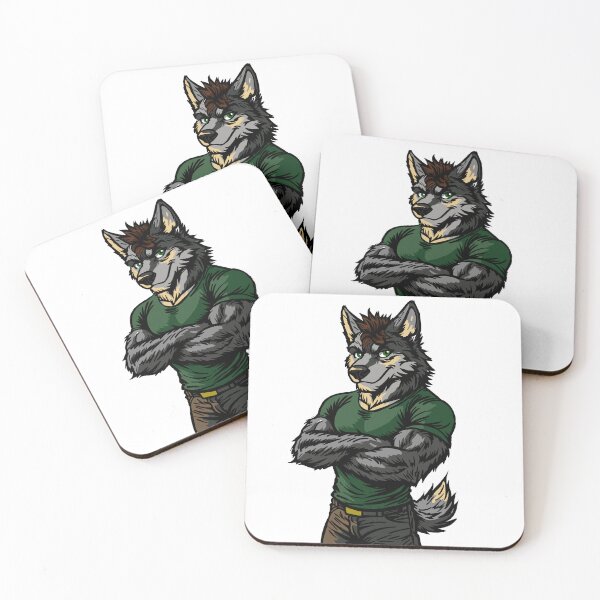 Item preview, Arms Crossed Wolf Heavy designed and sold by KlakkDrawsStuff.
