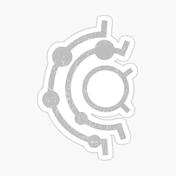Vista previa del artículo con la obra «Corporation Rim - Murderbot - Pre-dificultad», diseñado y vendido por PrimaryTarget.