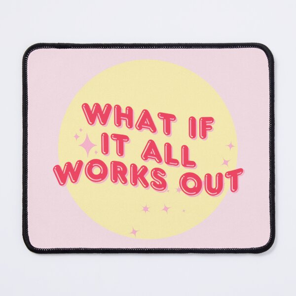 Item preview, What If It All Works Out | Positive Manifestation Quote designed and sold by shoporbitapparel.