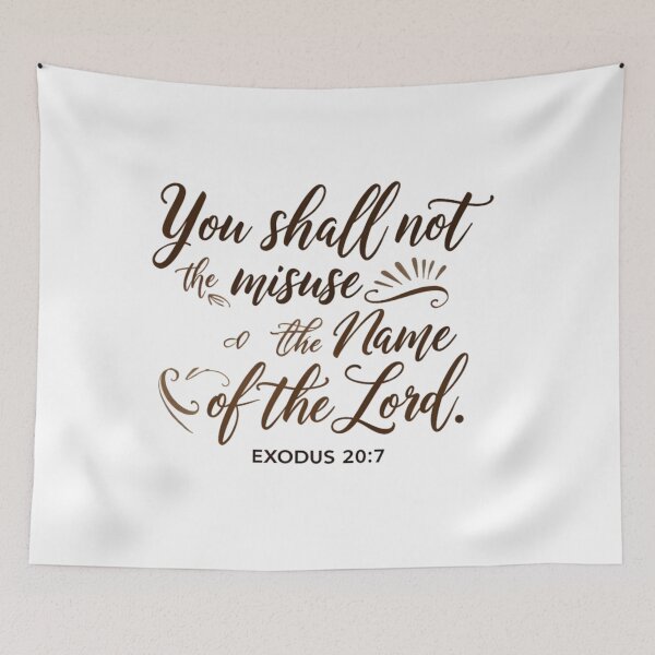 Item preview, Speak His Name with Honor – Exodus 20:7 Reverent Heart designed and sold by ebocraft.