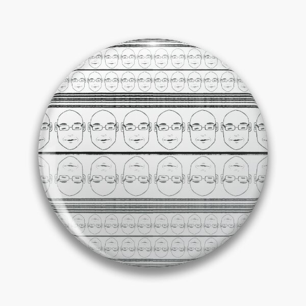 Item preview, Graphic Face Repeat Minimalist Pop Style designed and sold by Nan Studio.