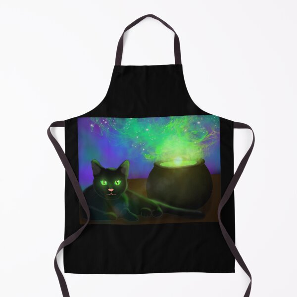 Item preview, The black cat and the magic cauldron designed and sold by ORELOST.