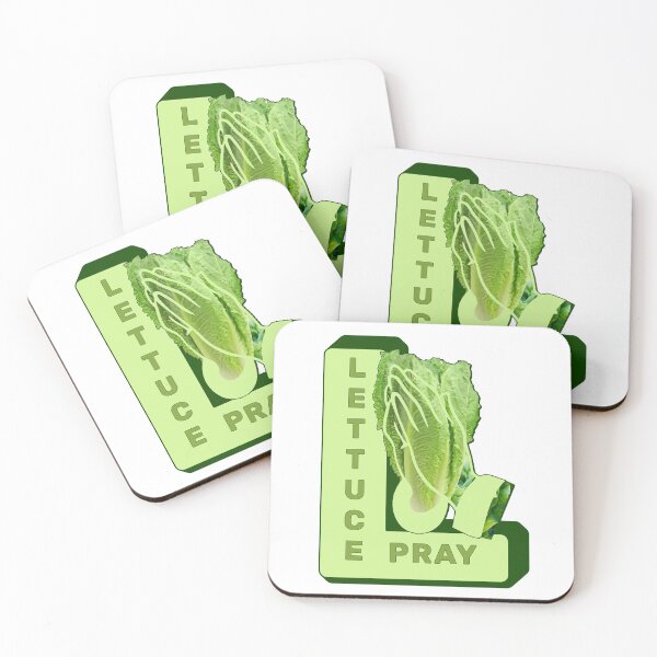 Item preview, Lettuce Pray - Hilarious and Funny Vegetable-Inspired Design designed and sold by ArtsyExplorer.