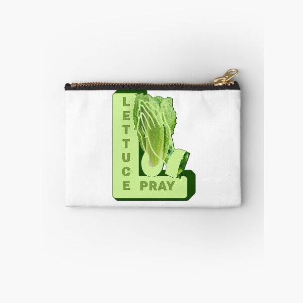 Item preview, Lettuce Pray - Hilarious and Funny Vegetable-Inspired Design designed and sold by ArtsyExplorer.