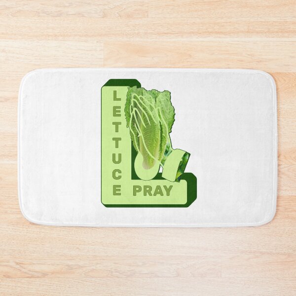 Item preview, Lettuce Pray - Hilarious and Funny Vegetable-Inspired Design designed and sold by ArtsyExplorer.
