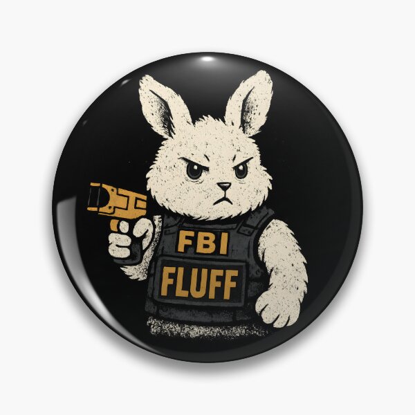 Item preview, FLUFF Agent Bunny – Serious Fluff, No Smiles designed and sold by Fragy72.