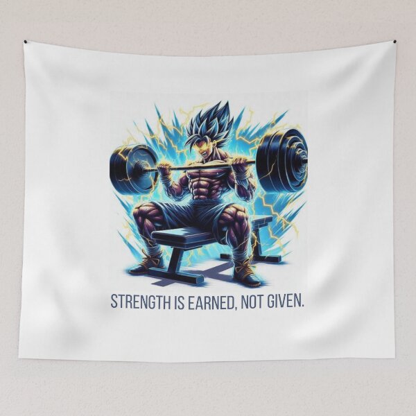 Item preview, Saiyan Strength: Anime Gym Power designed and sold by theshadstore.