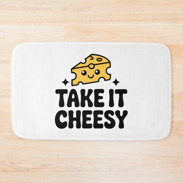 Item preview, Take It Cheesy! Cute Cheese Pun designed and sold by PMCreative.