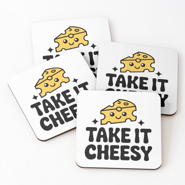 Item preview, Take It Cheesy! Cute Cheese Pun designed and sold by PMCreative.