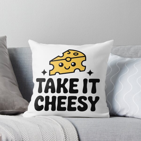 Item preview, Take It Cheesy! Cute Cheese Pun designed and sold by PMCreative.