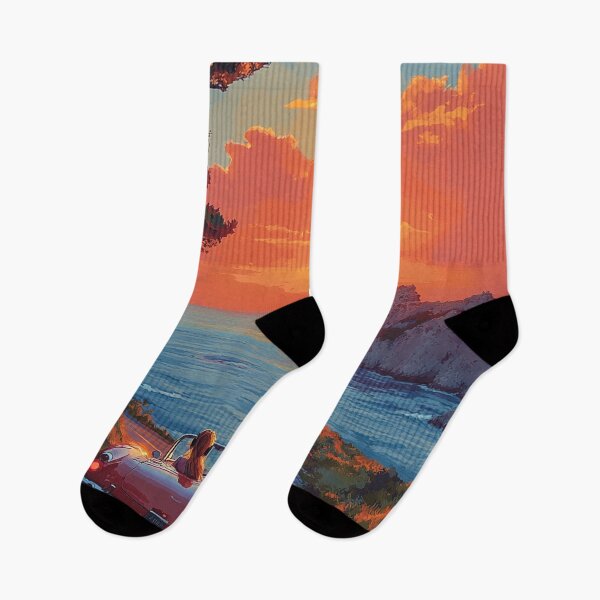 Item preview, Sunset Drive by the Coast designed and sold by AITuneSphere.