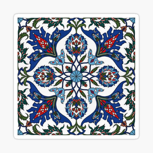Oriental pattern wall art Sticker