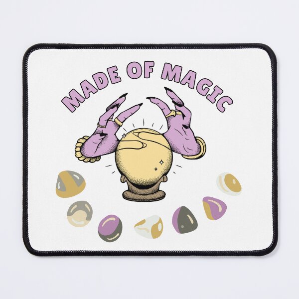 Item preview, Made of Magic - Mystic Fortune Teller Ball & Gem Art, Ethereal Witchy Design, Enchanted Spiritual Aesthetic designed and sold by Honey Tree Art.
