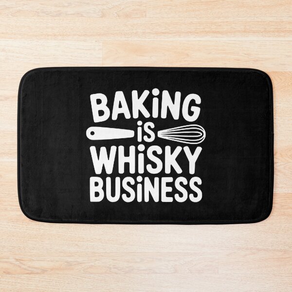 Item preview, Whisky Business! Cute Baking Pun designed and sold by PMCreative.