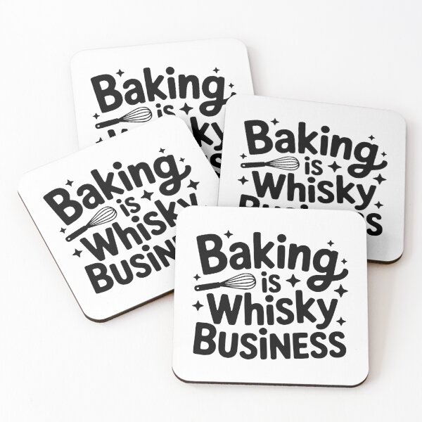 Item preview, Whisky Business! Funny Baking Pun designed and sold by PMCreative.