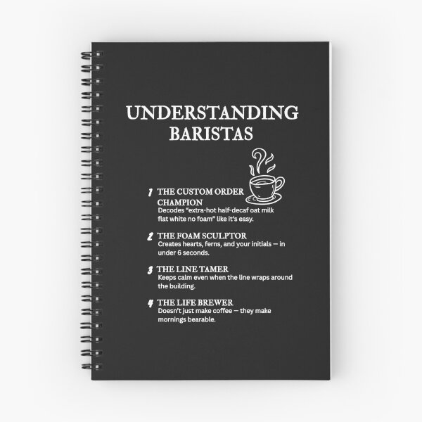 Item preview, Understanding Baristas – Funny Coffee Culture Definitions – Black designed and sold by PsyFlow35.