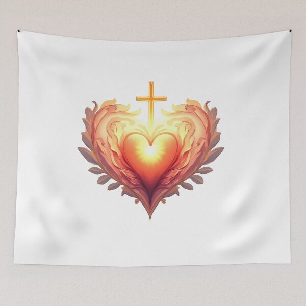 Item preview, Love God Fully – Matthew 22:37 Heart & Soul Tee designed and sold by ebocraft.