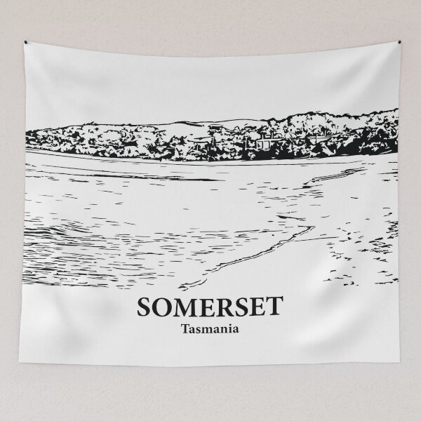 Item preview, Somerset - Tasmania designed and sold by Lakeric Cityscapes.