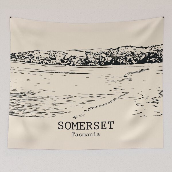 Item preview, Somerset - Tasmania designed and sold by Lakeric Cityscapes.