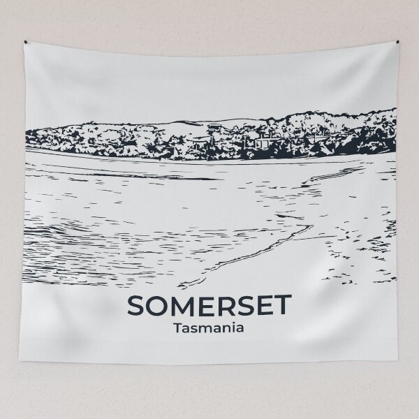 Item preview, Somerset - Tasmania designed and sold by Lakeric Cityscapes.