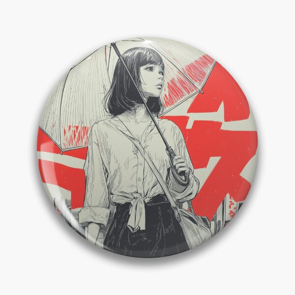 Item preview, Anime Girl Walking Alone – Lo-Fi Aesthetic Sadcore Tee designed and sold by Ouch-Design.