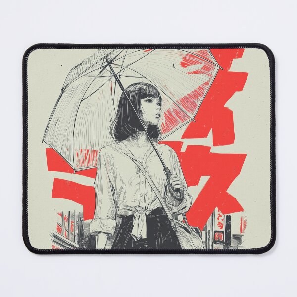 Item preview, Anime Girl Walking Alone – Lo-Fi Aesthetic Sadcore Tee designed and sold by Ouch-Design.