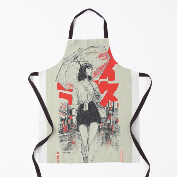 Item preview, Anime Girl Walking Alone – Lo-Fi Aesthetic Sadcore Tee designed and sold by Ouch-Design.