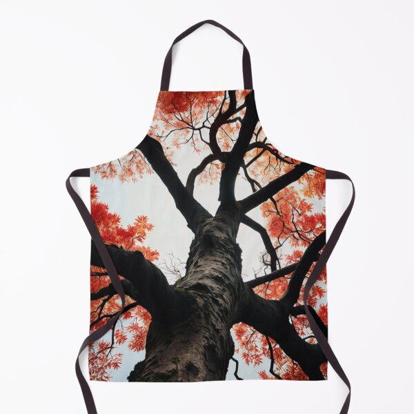 Item preview, water colour art of a huge tree with red leaves designed and sold by optimusprime39.