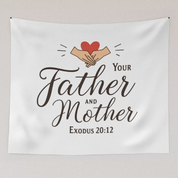 Item preview, Honor Your Roots – Exodus 20:12 Faith Family Love Tee designed and sold by ebocraft.