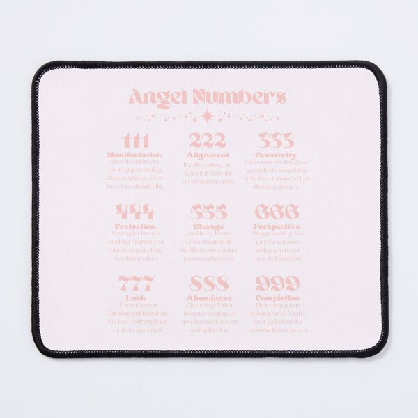 Item preview, Angel Numbers Funny Spiritual Design – Light Pink | The Vibe Check Edit designed and sold by shoporbitapparel.