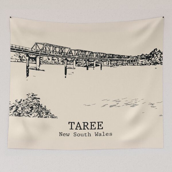 Item preview, Taree - New South Wales designed and sold by Lakeric Cityscapes.