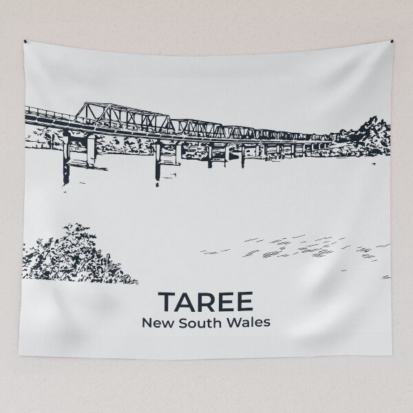 Item preview, Taree - New South Wales designed and sold by Lakeric Cityscapes.