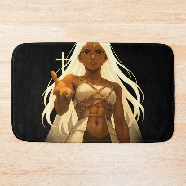 Item preview, Divine Radiance – Tanned Anime Saint Girl in Chains designed and sold by Hirvipelto.