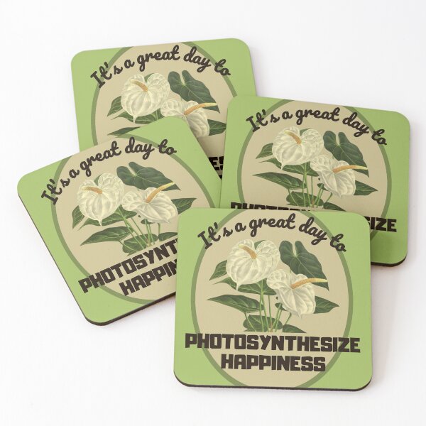 Item preview, Great day to photosynthesize happiness: vintage anthurium designed and sold by MySciPic.