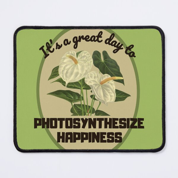 Item preview, Great day to photosynthesize happiness: vintage anthurium designed and sold by MySciPic.