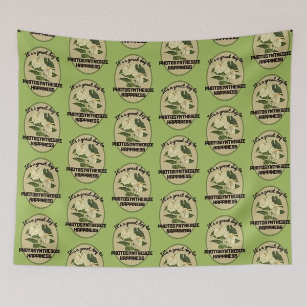 Item preview, Great day to photosynthesize happiness: vintage anthurium designed and sold by MySciPic.